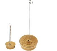 Porte-encens en Corde D'encens en Bois, Brûleur De Corde du Népal, Support pour Décoration De Maison, Yoga Spa, Médiation, Attrape-Cendres