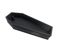 Porte-encens en forme de cercueil style gothique - Porte-encens imprimé en 3D pour bâtons et cônes avec cendrier intégré, accessoire décoratif pour aromathérapie, relaxation et parfum d'ambiance