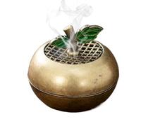 Porte-encens en forme de cône chinois, boîte à encens, diffuseur d'aromathérapie portable pour la maison, la salle de bain, la méditation, le yoga, le jardin et l'air