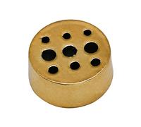 Porte-encens en laiton 9 trous pour chambre à coucher, décoration d'intérieur, yoga, méditations, salons de thé