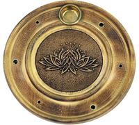 Porte-encens et cônes d'encens Lotus -- 10 cm