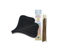 Porte-encens Ginko + Encens indien au Patchouli