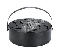 Porte-Encens,Métal Rond Résistant à la Chaleur de Style Rétro,Porte-Encens - pour Une Utilisation à l'Intérieur et à l'Extérieur Maison Balcon Chambre Jardin