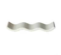 Porte-encens minimaliste en céramique, décoration de table en porcelaine, pour comptoirs, salle de méditation, yoga, maison, bureau, 17 x 4 x 2,2 cm (HP1036-1W)