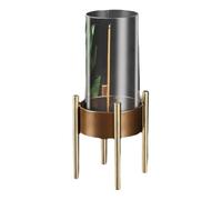 Porte-encens moderne pour bâton avec récupérateur de cendres en verre amovible pour méditations, espace et décoration de détente à la maison