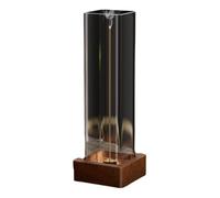 Porte-encens moderne pour bâton avec récupérateur de cendres en verre amovible pour méditations, espace et décoration de détente à la maison