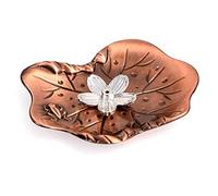 Porte-encens Porte-brûleur d'encens Feuille de Lotus Bâton d'encens Plateau de récupération des Cendres pour la Maison, Le Bureau, Le Club, Le Yoga, la déco