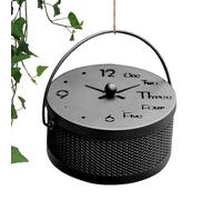 Porte-encens rond avec poignée - Pour la maison, le bureau, la chambre à coucher, le salon, le salon de thé, la cuisine, la salle de bain, la terrasse, le camping