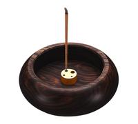 Porte Encens Support pour Bâtonnets d’Encens & Plateau à Bougie Coupelle d’Arome Ronde pour Maison Bureau Yoga Salle
