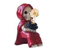 Porte-encens | Tête de mort gothique en résine | Porte-encens pour cônes - Pour chambre à coucher, bureau, salon, studio, café, table de méditation, yoga, lecture