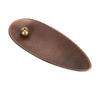 Porte-Encens Vintage en Cuivre, Support d'Encens en Forme de Feuille, Élégant Brûleur d'Encens pour Méditation, Décoration Intérieure, Salon, Bureau, Chambre