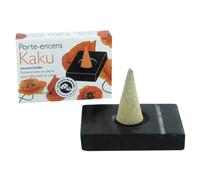 Porte-encens zen en pierre kaku-nacre