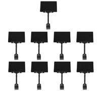 Porte-enseigne, Clips de signe avec pince 10 pièces PVC étanche étiquette prix Clip sur le Style for magasin fruits conseil publicitaire rayonnage étagère affichage détail