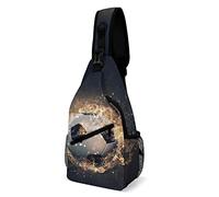 Porté Épaule Travers Ballon De Football Brûlant Le Feu De Football Sacoche Anti-Vol Pochette Epaule Portable Sac Business Pour Excursion Randonnée Camping