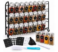 Porte-épices, support, organisateur, distributeur, bar à épices, 24 pots