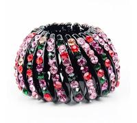 Porte - épingle à cheveux en nid d'hirondelle, porte - queue de cheval extensible en strass coloré, accessoires de pince à bouquet pour femmes et filles