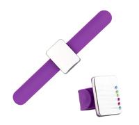 Porte-épingles Magnétique Bracelet Pinces De Bracelet Magnétique pour Pinces à Cheveux Magnét Bracelet Aiguilles Outil Bracelet pour Couture avec Aimant pour Pincushion à Coudre, Violet 1 Pcs