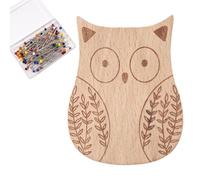 Porte-épingles magnétique pour, aiguille magnétique mignonne avec 100 broches, organiseur multifonction en forme d'animal de dessin animé pour, matelassage, broderie