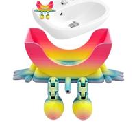 Porte-éponge à vaisselle, imprimé 3D amusant | Organiseur d'évier de cuisine support d'éponge pour comptoir, salle de bain, appartement, dortoir, hôtel, restaurant, brosse murale, savon