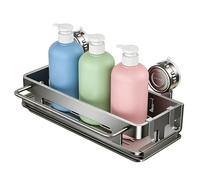 Porte-éponge à ventouse, design mural, 30 x 14 x 13,5 cm, organisateur mural de salle de bain, porte-éponge de drainage, facile à installer, pour bouchon de vidange vaisselle, shampooing