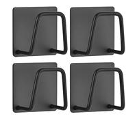 Porte-éponge Adhésif For Évier De Cuisine, Support De Rangement En Acier Inoxydable For Accessoires, For Éponges, Chiffons, Laine, Exfoliant, Filtre, Bouchon(Noir,8)