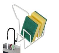 Porte-éponge de cuisine | Support de rangement antirouille à 3 fentes | Support d'éponge à clip pour évier - Pour maison, salle de bain, douche, appartement, restaurant, robinet de ferme, garde-manger
