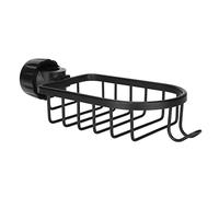 Porte-éponge de Robinet, Organisateur de Panier D'évier de Brosse à Savon Rotatif Amovible Suspendu, Facile à Installer, égouttoir de Robinet en Aluminium et Plastique pour(Le Noir)