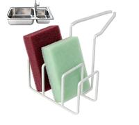 Porte-éponge d'évier - Rangement en métal durable, antirouille et antidérapant, organiseur multi-fentes offrant une solution de nettoyage pratique de cuisine | Brosse à savon, chiffon, brosse à