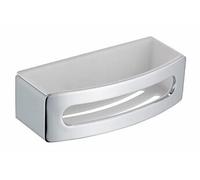 Porte-éponge ELEGANGE NEW - Finition : Chromé / Blanc