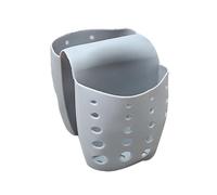 Porte-éponge en forme de selle - 12 x 10 x 9 cm, panier récupérateur de nourriture pour évier avec trous de drainage, double nettoyage du comptoir d'évier