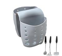 Porte-éponge en silicone pour évier de cuisine, porte-éponge d'évir,Pnier de crépine d'évier organisateur d'éponge avec trous de drainage | Égouttoir à panier de vidange, crépine de vidange d'évier