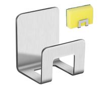 Porte Eponge Et Distributeur Savon Evier Cuisine, Support Eponge Evier Cuisine Inox, Étanche Support Pour Éponges Brosser Couvercle De La Marmite Torchon, Rangement De La Cuisines Et La Salle De Bain