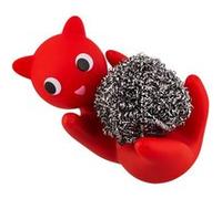 Porte éponge métal - Max Le Ferrailleur Rouge foncé - Pylones Rouge foncé G