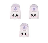 Porte-éponge pour évier de cuisine avec ventouse puissante, support de rangement pour lingettes et savon, adapté pour la cuisine et la salle de bain (blanc, 3)