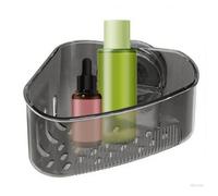 Porte-éponge pour évier de cuisine, support d'éponge d'angle de rangement de cuisine - Organiseur de salle de bain moderne à ventouse pour chiffons, savon, maison, appartement, dortoir, hôtel