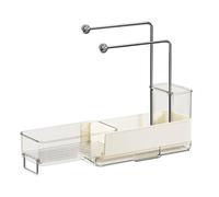 Porte-éponge pour évier extensible de 25 à 38 cm, avec