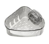 Porte-éponge pour évier, panier de rangement d'angle, organisateur de cuisine moderne pour douche, salle de bain, appartement, dortoir, brosse, porte-savon, design compact, fournitures de nettoyage de