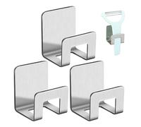 Porte-éponge - Support en Acier Inoxydable pour torchon,Rangement Nettoyage Cuisine sans poinçon, Fournitures Support Nettoyage pour Serviettes, brosses à Dents,
