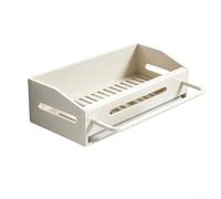 Porte-Éponge Suspendu Acier Carboné Drainage Rapide(White) | Acier carboné pour robuste, résistant à la déformation, durée de vie prolongée, design pour industriel moderne