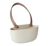 Porte-éponge Suspendu pour évier, Panier de Vidange D'évier Souple et Flexible avec Trous de Vidange pour la Cuisine (Brun)