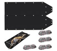 Porte-équipement d'hiver - Plateforme de piégeage robuste, plateau de ski de neige profond, bassin de remorquage de terrain, kit de bassin en polymère haute densité | Outil d'accessoires de chasse