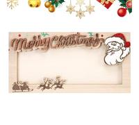 Porte-espèces de Noël, cartes de Noël amusantes | Porte-monnaie en bois pour amis, famille, vacances
