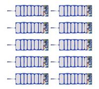 Porte-espèces en papier réutilisable avec 10 poches Motif Père Noël