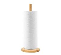 Porte Essuie Tout en Bois - Porte-Rouleau De Papier Essuie-Tout Debout, Support De Rouleau De Cuisine, Porte Sopalin avec Base en Bois, Support De Rouleau De Papier en Bois pour Cuisine, Salon