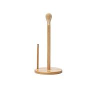 Porte essuie-tout HWC-B84, porte-papier, support, bambou 34x16x16cm