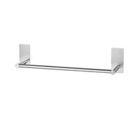 Porte et serviette mural adhésif salle de bain en acier inoxydable 40cm auto-adhésif rangement crochet argent mat