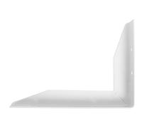 Porte-étagère HOME It Multibras droit 150 x 200 mm - Métal peint blanc - Charge 90 kg