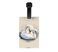 Porte-étiquette de bagage mignon petit cygne qui protège votre vie privée et est un must have pour les voyages et est durable