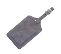 Porte-étiquette d'identification pour valise - Cuir PU, étiquette de voyage avec bandoulière facile à attacher, longue durée | Produit de qualité Identifiant durable des bagages de voyage de v