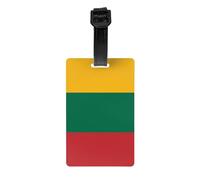 Porte-étiquette drapeau de la Lituanie pour bagage, protège votre vie privée et est un must have pour les voyages et est durable